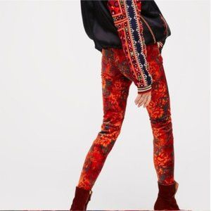 Free People Funkytown Lennon Velvet Skinny Jeans